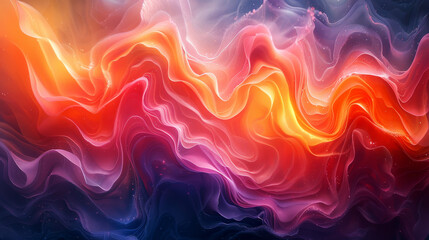Vibrant Fiery Abstract Waves Background.
A vivid and dynamic abstract background with flowing waves in fiery colors. - obrazy, fototapety, plakaty