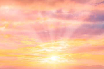 朝の空