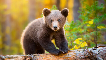 bear in a forest
