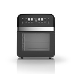 new modern ai high technology luxury beautiful electronic product design air fryer black square...