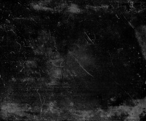 Dark grunge scratched background, old wall - 751410923