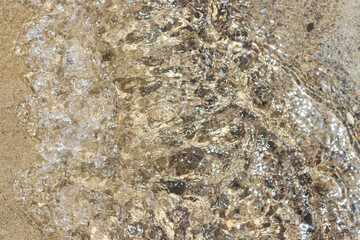 waves on the beach