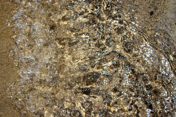 waves on the beach