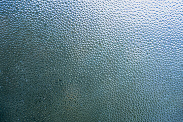 結露した窓ガラス