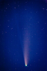 Telephoto shot of comet C2020 F3 NEOWISE, as seen from southern france.