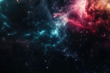 Fototapeta premium Captivating galaxy beauty in vibrant form