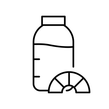 recommend clip art: water balance outline icon thin vector design good for website or mobile app