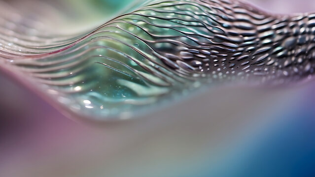 micro close up plastic abstract background