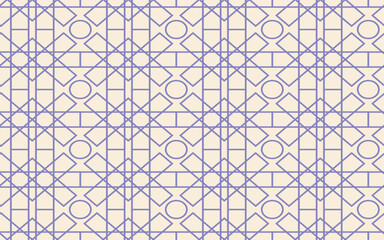 Elegant background abstract ornament and arabian style use for arabic seamless pattern texture