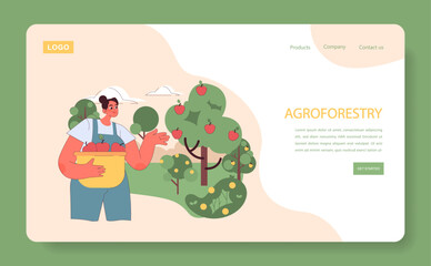 Agroforestry concept.