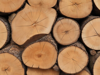 Naklejka premium stack of wood