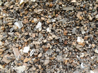 A pile of pebbles.