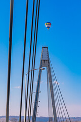 Fototapeta premium 冬の帯広の空