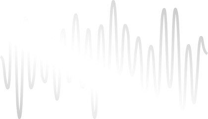 Silver Gradient Soundwave