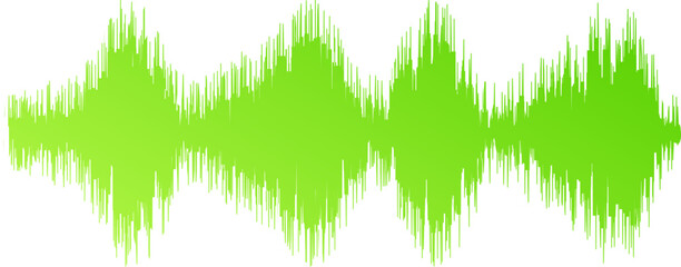 Green Gradient Soundwave