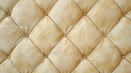 Luxurious Leather: The Beige Rhombus Pattern
