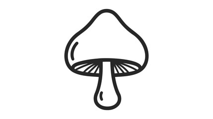 mushroom Vector icon on white background