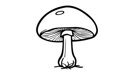 mushroom Vector icon on white background