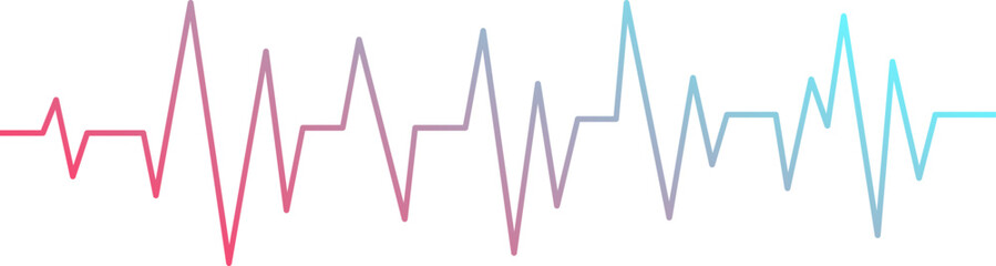 Pink and Blue Gradient P-Wave