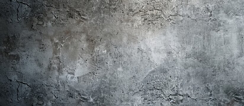 The black and white photo depicts the texture of an aged embossed concrete wall. The weathered surface shows cracks and patterns, giving the wall a unique character.