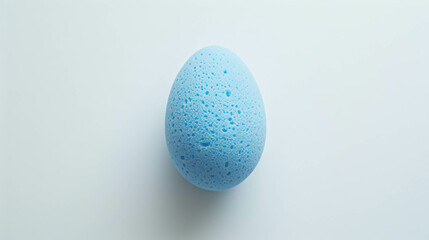 Beauty blender on a white background isolated, top view.