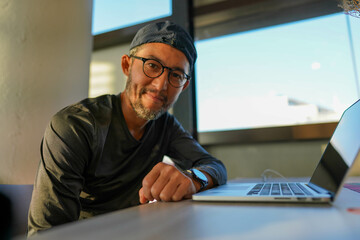 Man working on computer
