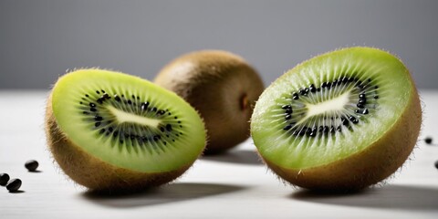 kiwi fruit . sliced kiwi