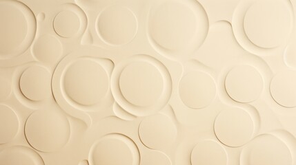 Smooth matte texture on a pale yellow circle. Minimalist design concept.