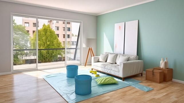 Bringing a New Apartment to Life with Vibrant Paint