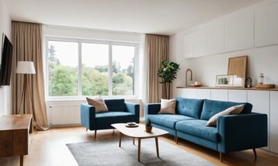  living room interior with couch 