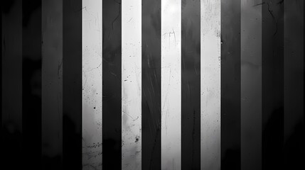 abstract black and white background of metal fence with vertical stripes, Generative AI illustrations.