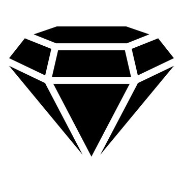 Diamond icons isolated on white background