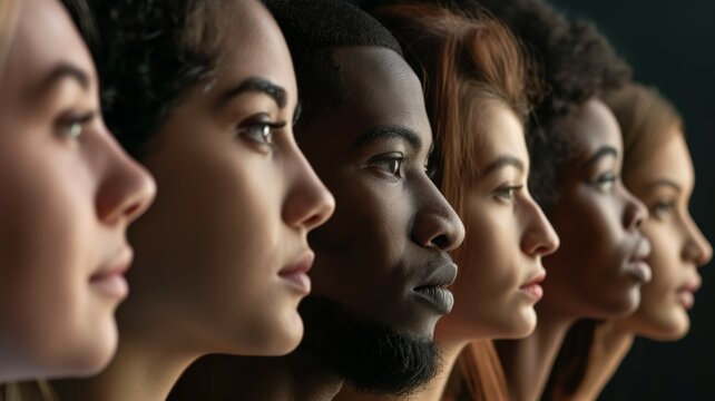 Multiracial Profiles Representing Human Diversity and Unity