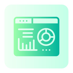 infographic gradient icon