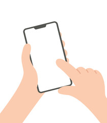 スマホを持つ手