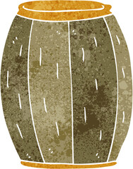 cartoon beer barrel