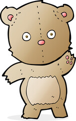 Naklejka premium cartoon teddy bear