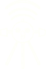 Shocked Satellite Chalk Drawing