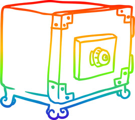 rainbow gradient line drawing cartoon traditional safe