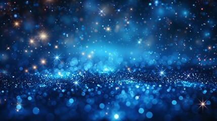 Fototapeta premium Blurry Stars in Night Sky