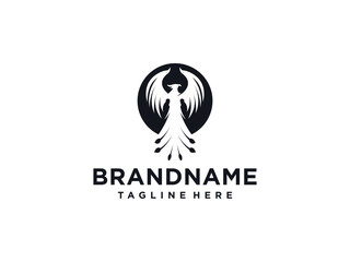 phoenix logo design template. phoenix logo for business company.