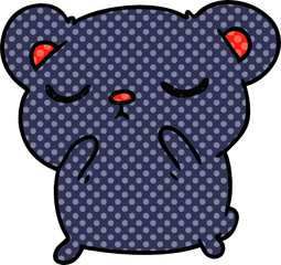 cartoon of a cute bear