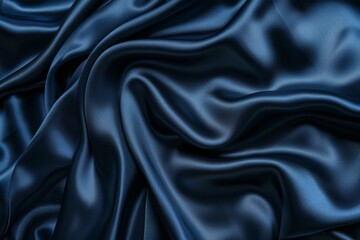 A blue fabric with a pattern of waves