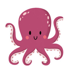 Handdrawn Animal Illustration - Octopus