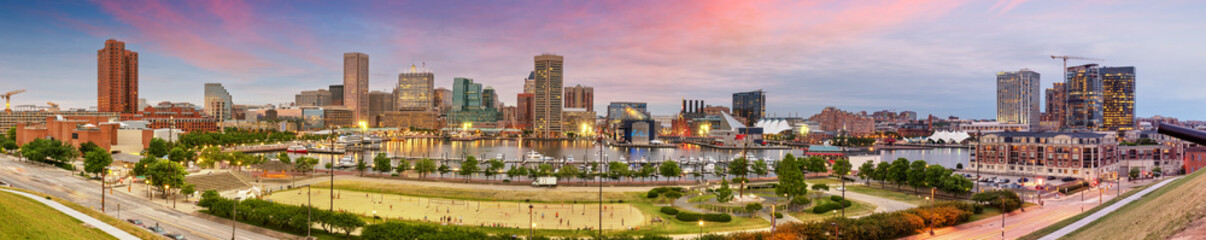 Baltimore, Maryland, USA Skyline on the Inner Harbor - 751459108
