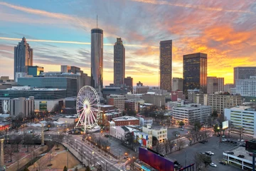 Papier Peint photo Etats Unis Atlanta, Georgia, USA Downtown Skyline