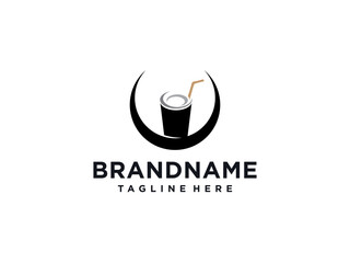 coffee cafe logo illustration design template