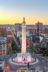 Baltimore, Maryland, USA at the Washington Monument - 751460176