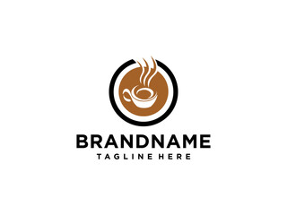 Coffee, Cafe Logo Design Inspiration Vector