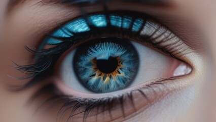 Fototapeta premium Close-up photo of the eye